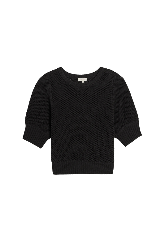 Sherry Cotton Top in Black