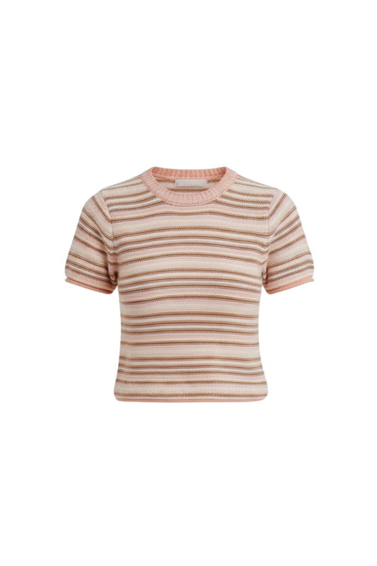 Jude Short Sleeve Tee in Melon