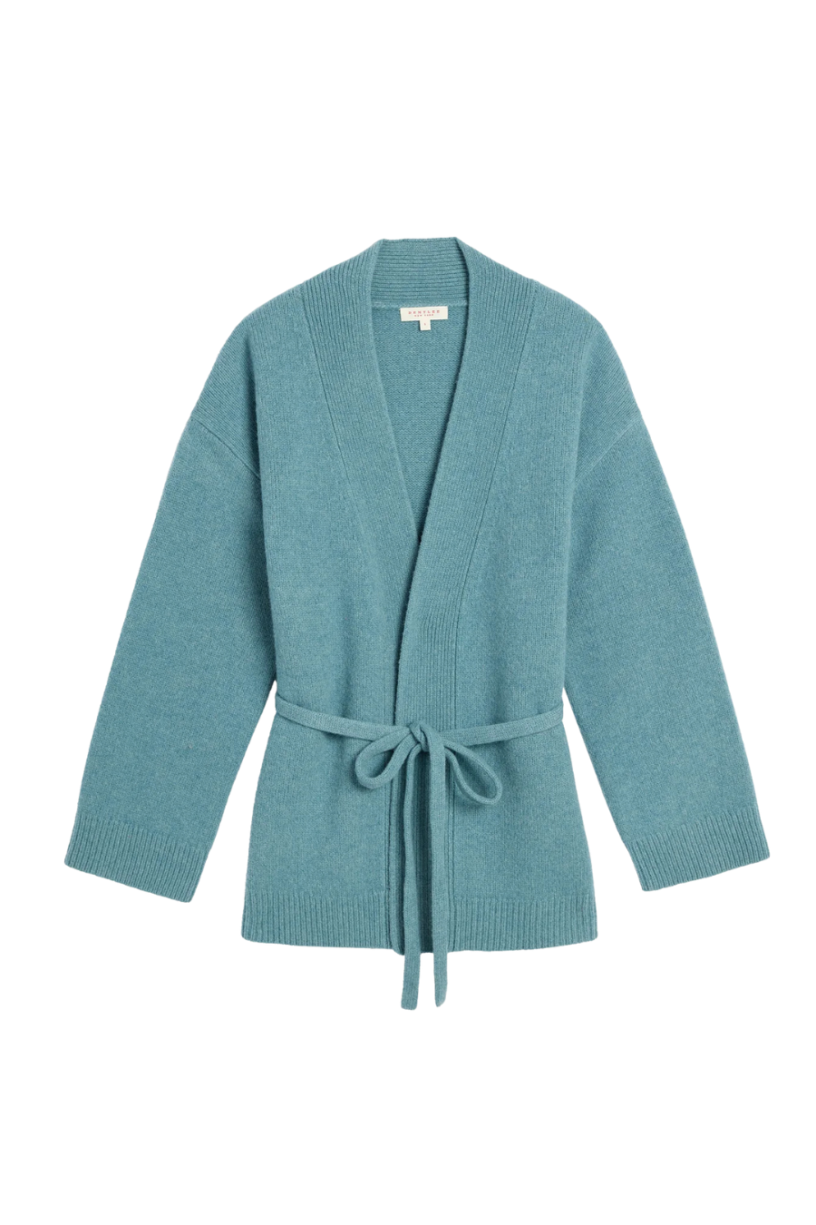 Kali Wool Yak Cardigan in Heather Blue