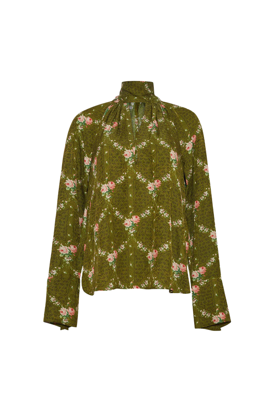 Sundance Top in Trellis Olive