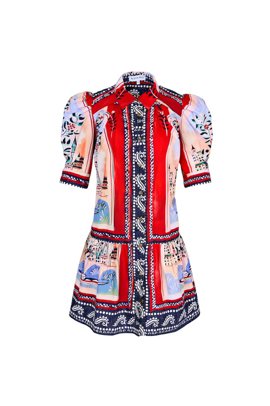 Leslie Dress in Coastal Village