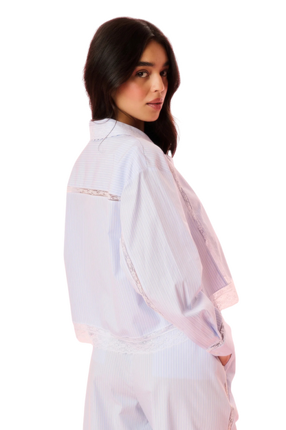 Delano Cotton Pinstripe Shirt