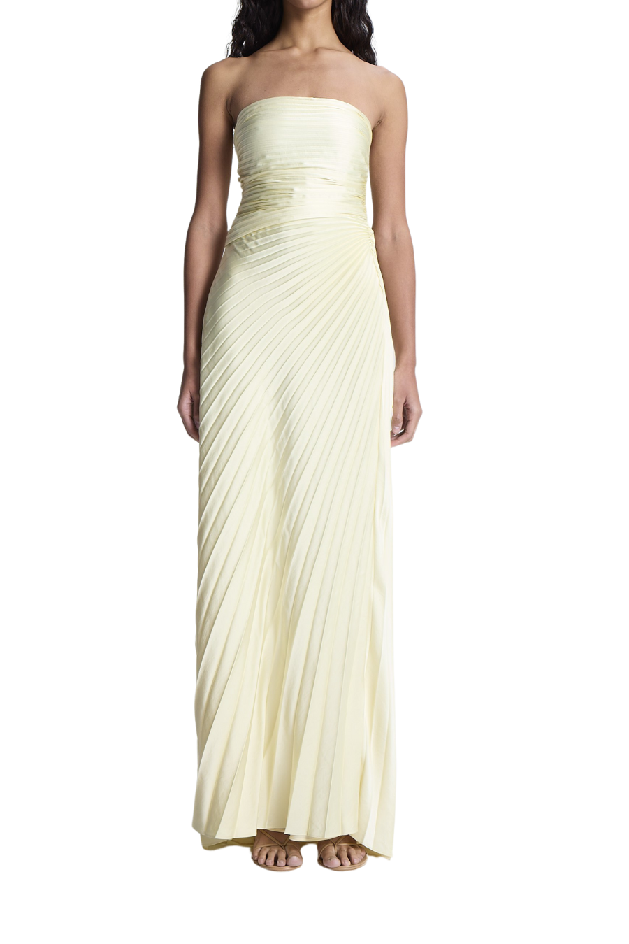 Bianca Dress in Light Canary