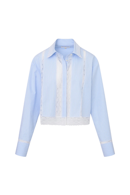 Delano Cotton Pinstripe Shirt