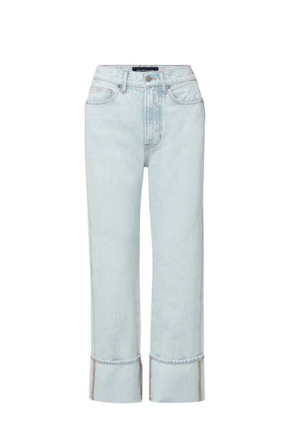 Dylan Straight-Leg Jean in Pale Stone