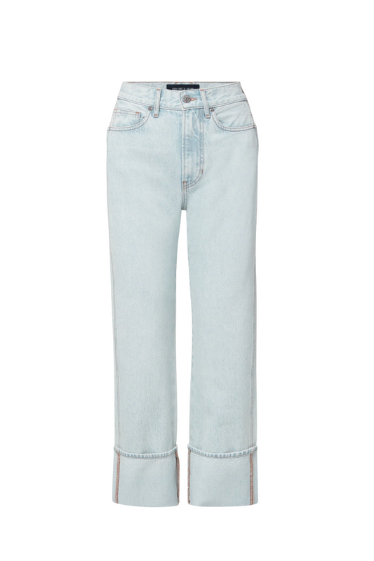 Dylan Straight-Leg Jean in Pale Stone