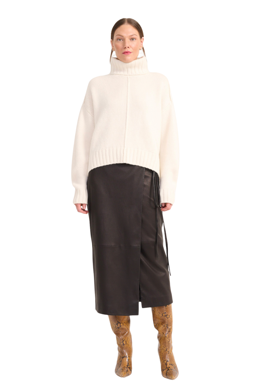 Betsy Cashmere Sweater in Ivory