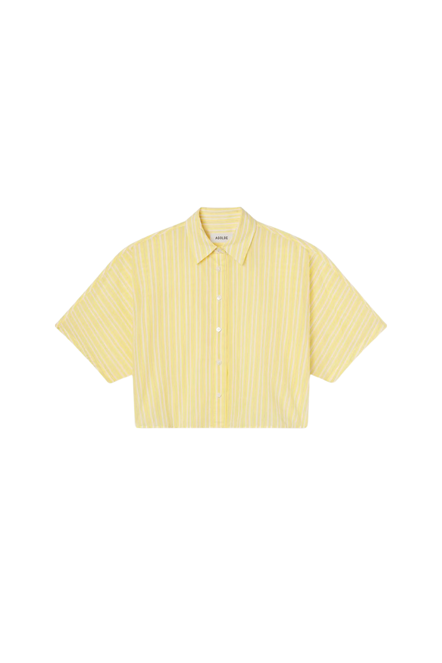 Merrin Shirt in Wirrel Stripe/Lemon Drop