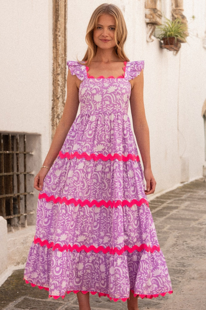 Lilac Begonia Xanthe Dress