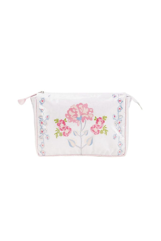 Peony Large Make-up Bag in Pink