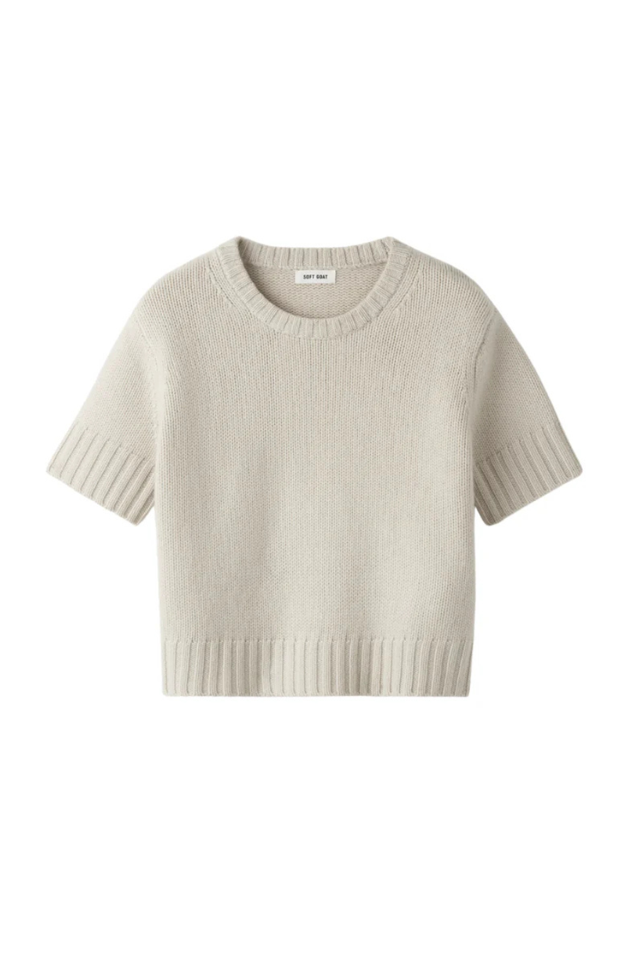 Chunky Short Sleeve-Chalk