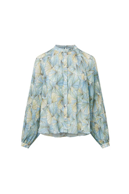 Fennel Pleated Blouse