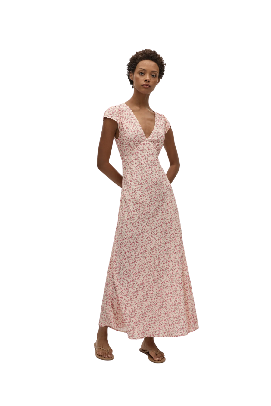 Esson Midi Dress Sakura Floral