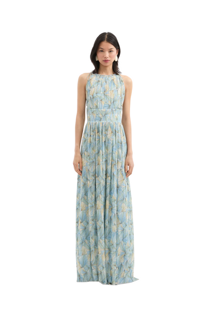 Yardley Pleated Maxi Dress