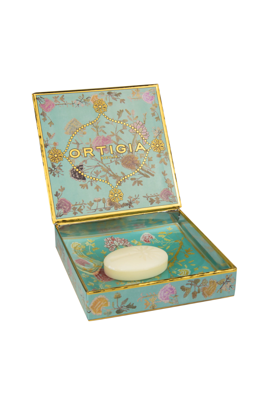 Ortigia Sicilia Florio Glass Plate & Soap Box