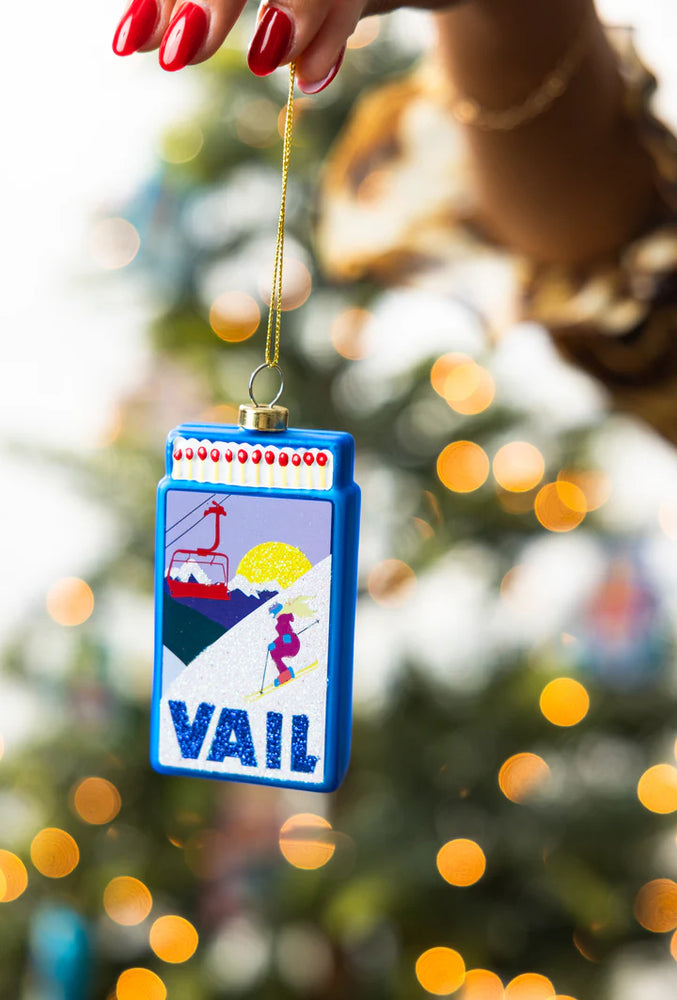 Matchbook Ornament Vail