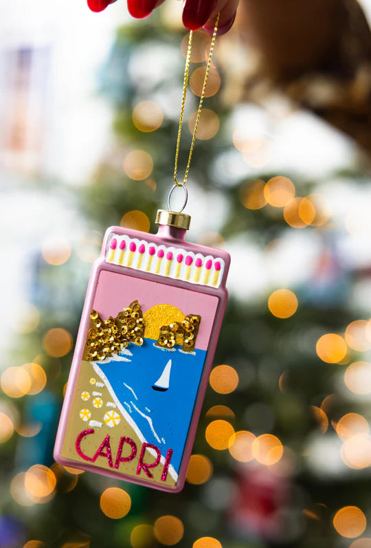 Matchbook Ornament Capri