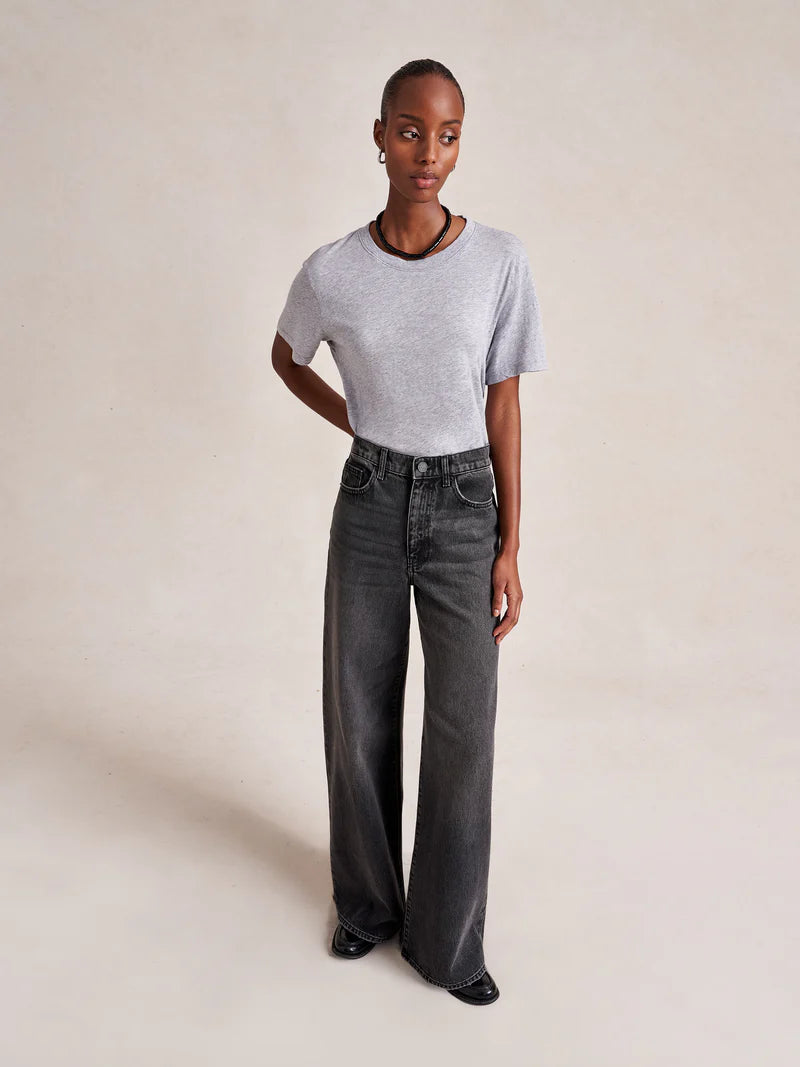 Isadora High-Rise Wide-Leg Jean in Fred