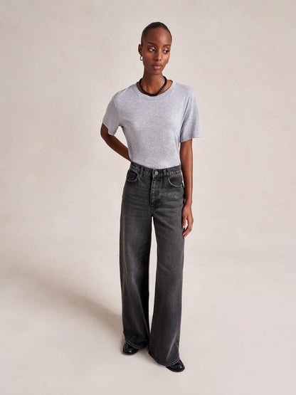 Isadora High-Rise Wide-Leg Jean in Fred