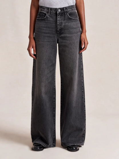 Isadora High-Rise Wide-Leg Jean in Fred