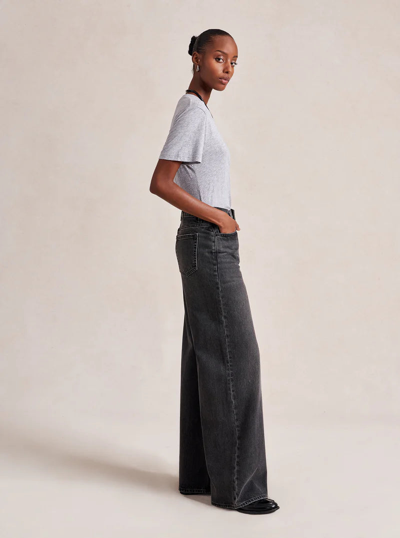 Isadora High-Rise Wide-Leg Jean in Fred