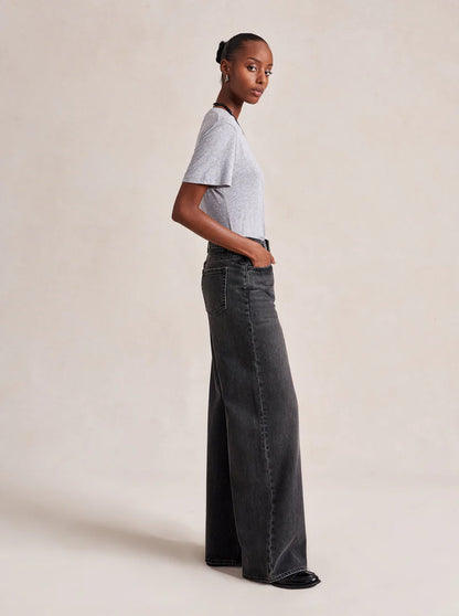 Isadora High-Rise Wide-Leg Jean in Fred