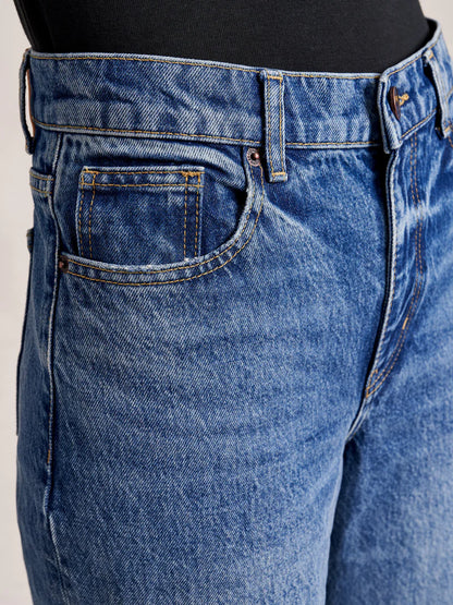 Isadora High-Rise Wide-Leg Jean in Rob