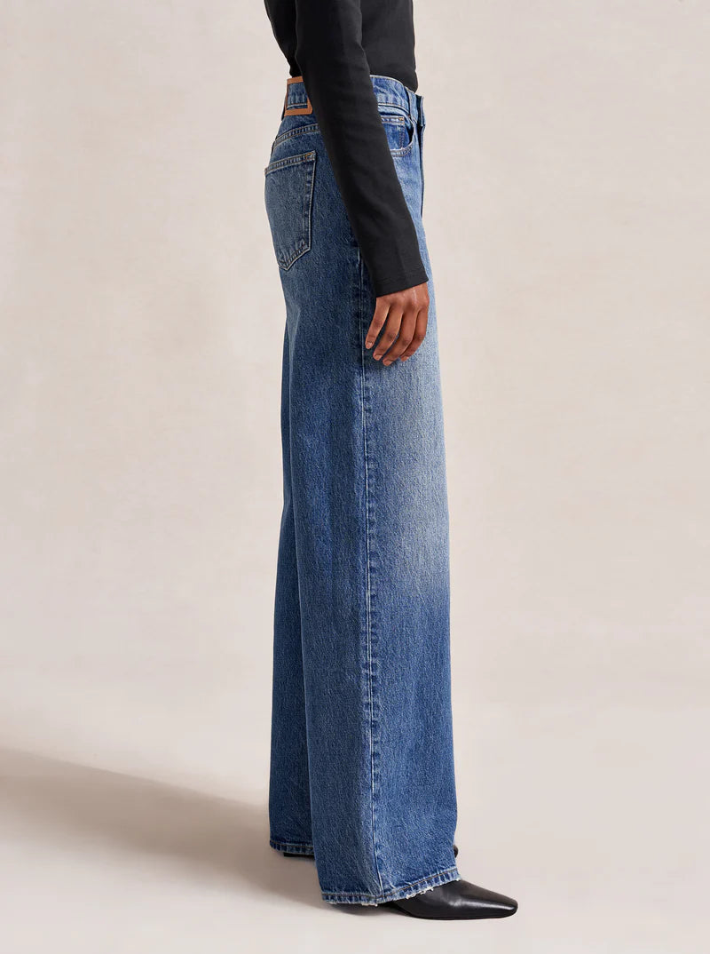 Isadora High-Rise Wide-Leg Jean in Rob
