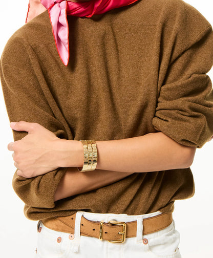 The Cobra Triple Wrap Bracelet in Gold