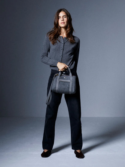 Traversée Whip Grey Flannel in Small