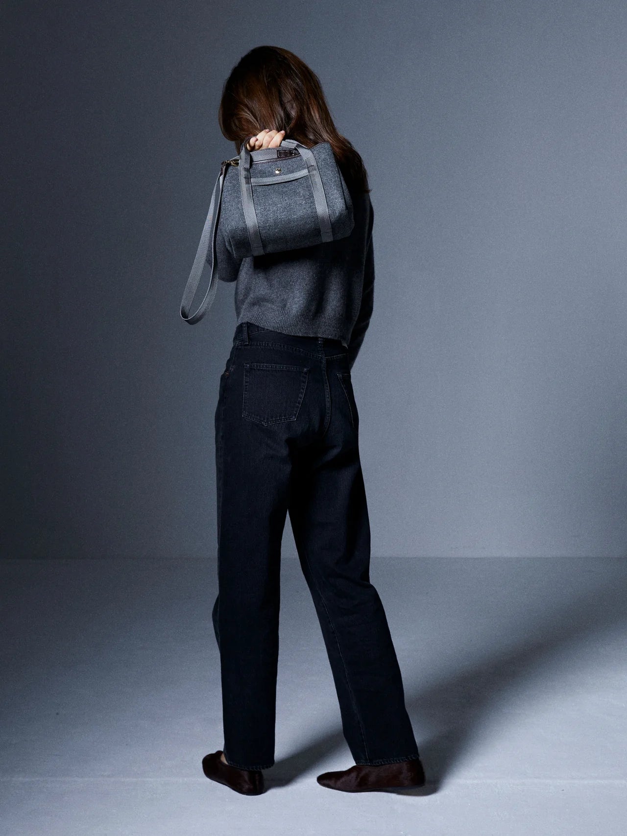 Traversée Whip Grey Flannel in Small