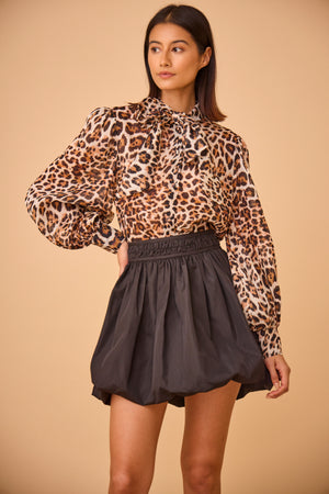 Tess Blouse in Leopard