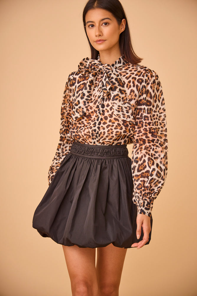 Tess Blouse in Leopard