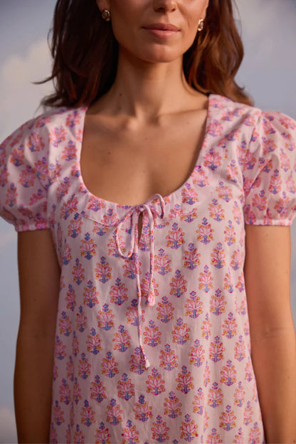 Mansi Dress in Berry Print