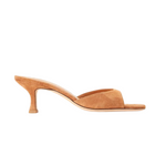 Brigitte Mule in Tan Suede