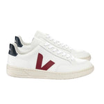 V-12 Leather White Marsala Nautico