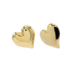 Puffy Chunky Heart Stud Earring