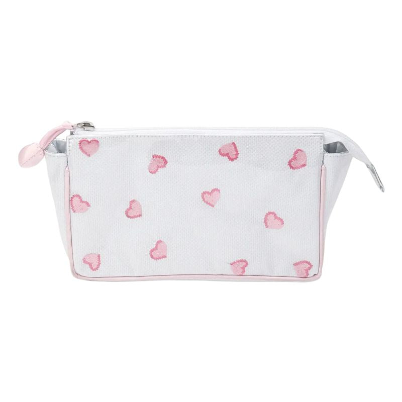 Small Heart Makeup Bag in Pink