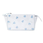 Small Heart Makeup Bag in Blue