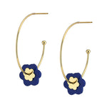 Flower Hoop-la Stacked Lapis