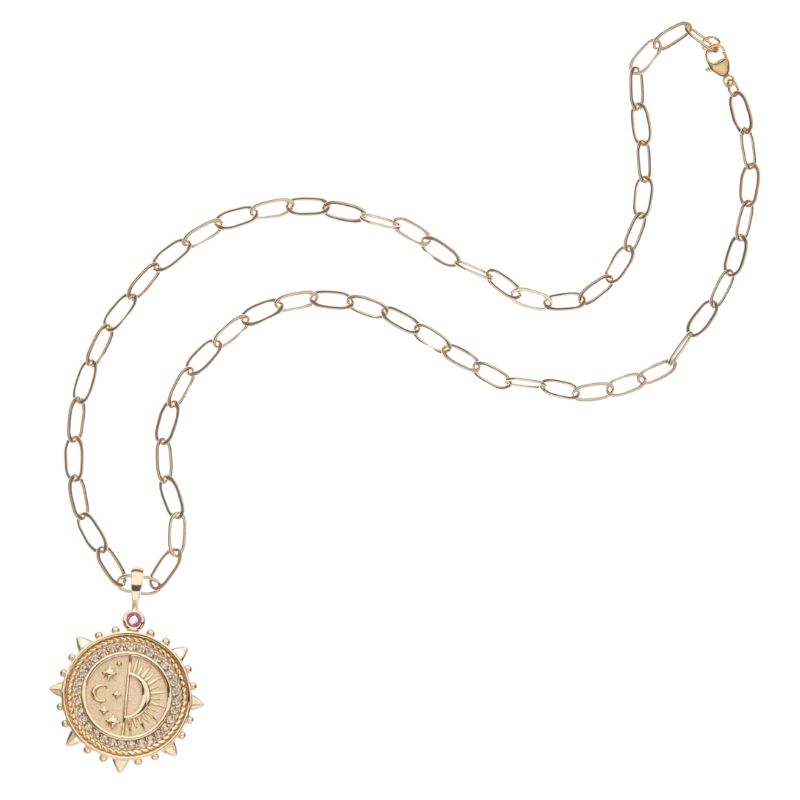 Forever Sunchaser Pendant Coin Necklace