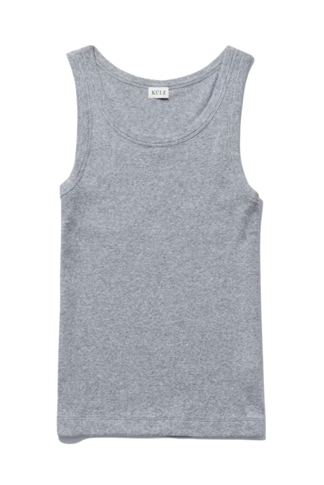The Ribbed Lenny in Heather Grey