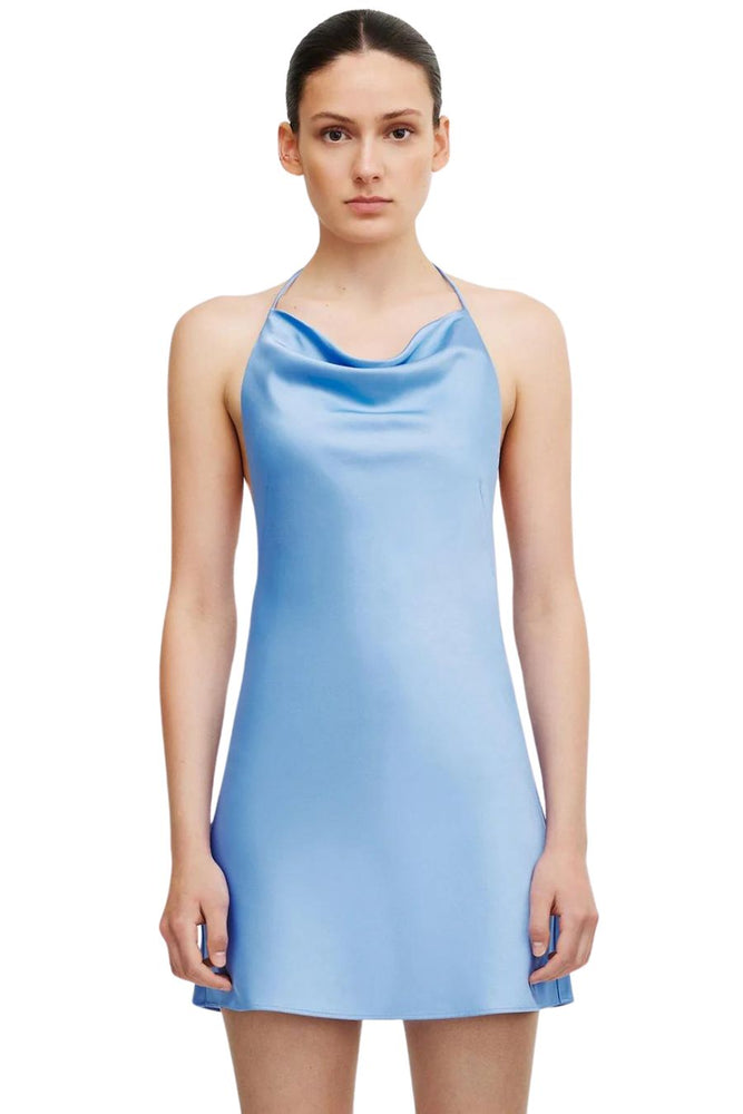Danika Halter Dress in Bluebell