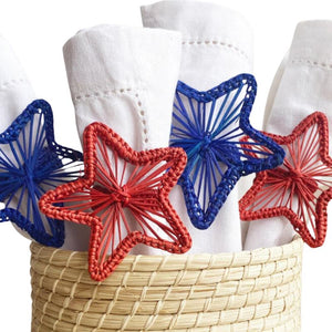 4th of July Napkin Rings S/4