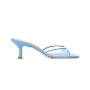 Brigitte Mule in Staud Blue Mesh