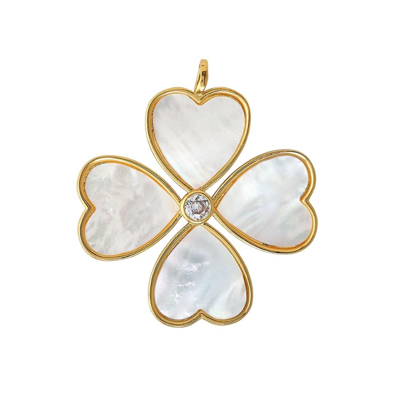 Heart Clover Pendant