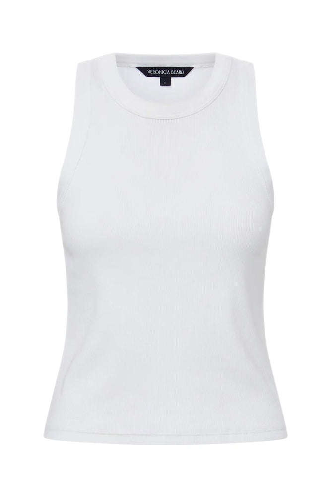 Jordyn Cropped Tank in White