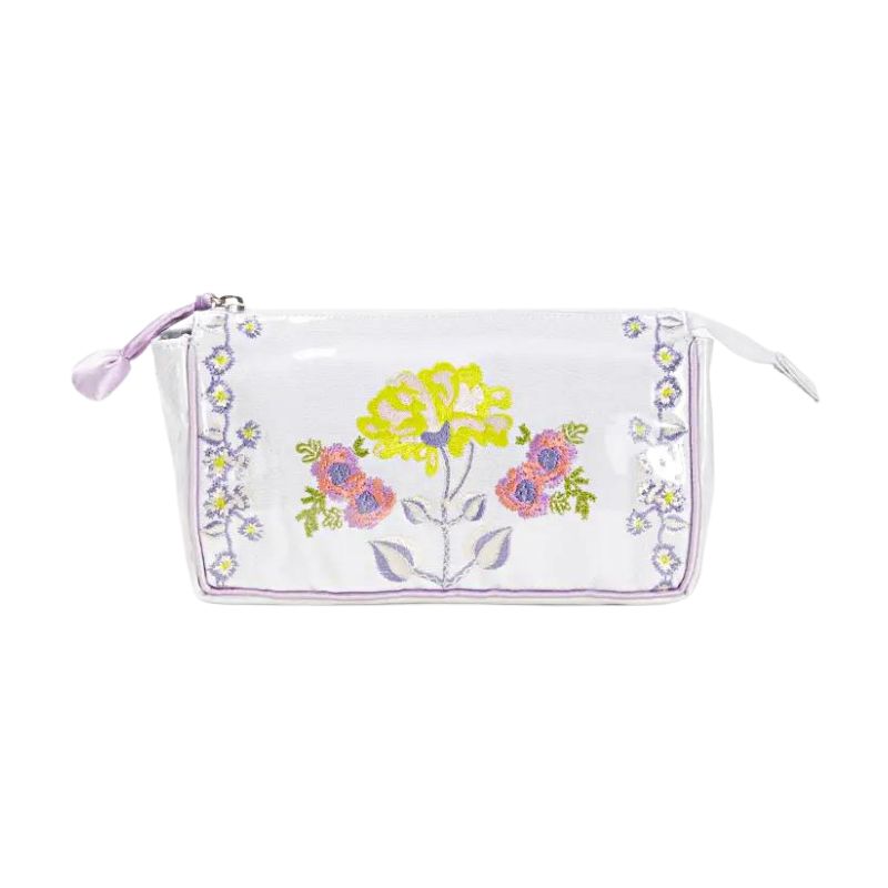 Peony Small Makeup Bag in Lavendar