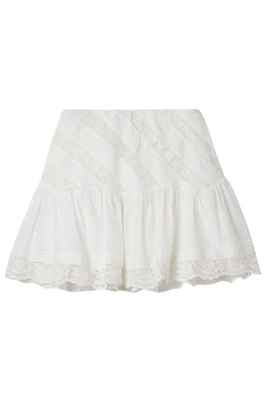 Melissa Skirt in Bright White