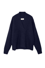 Navy Blue Keyes Sweater